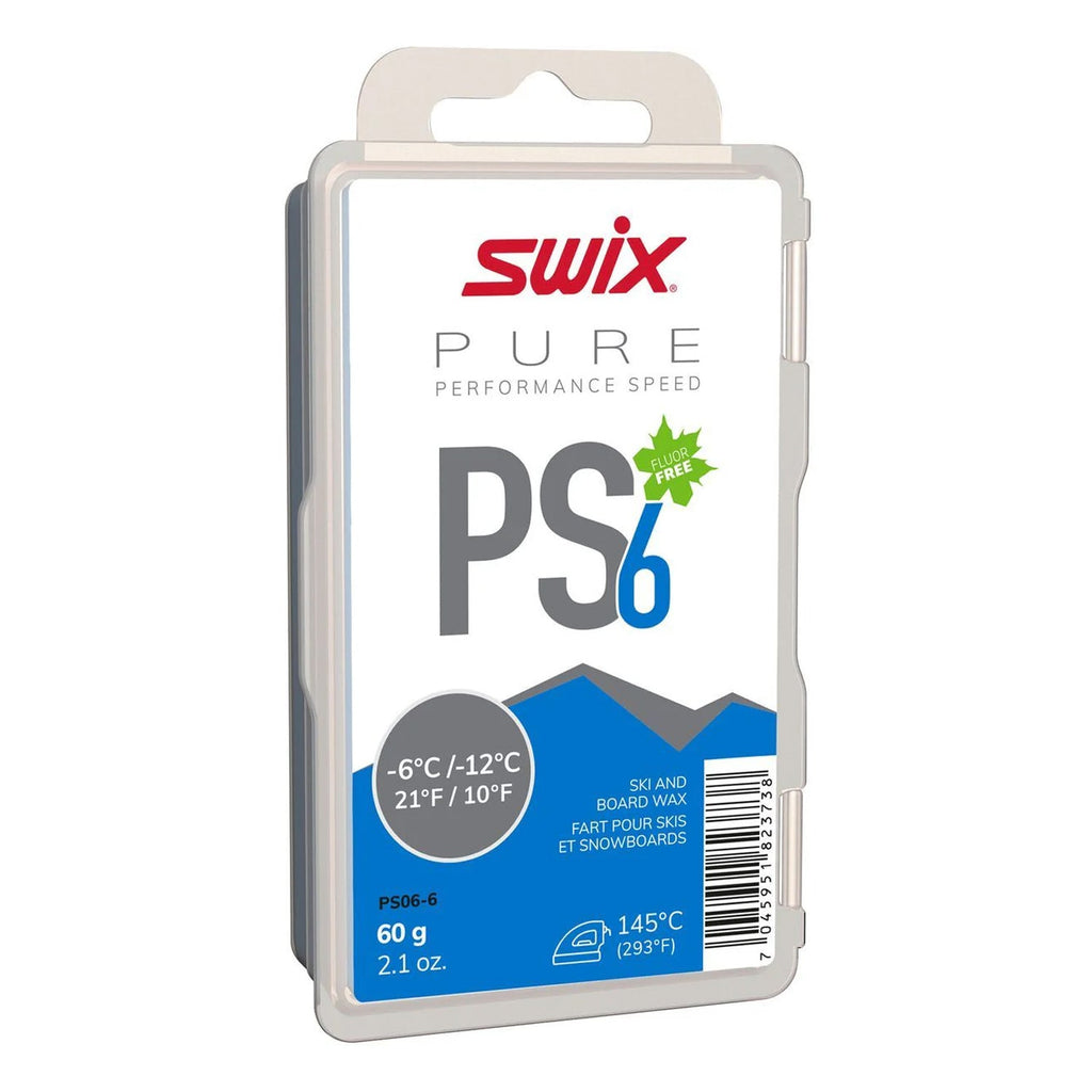 Swix PS06 Blue Wax - 6°C/12°C 60g - Comor - Go Play Outside