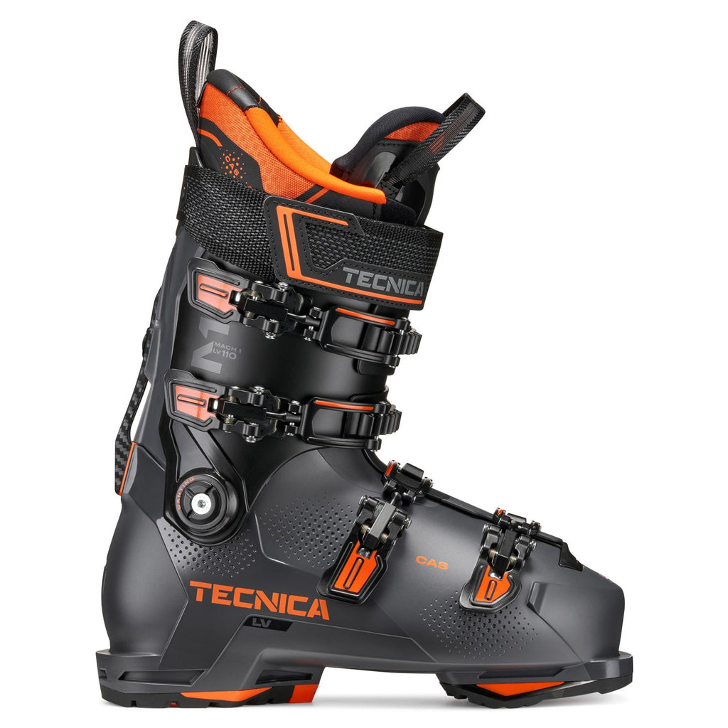 Tecnica Mach1 LV 110 Ski Boot 2026 Race Grey - Comor - Go Play Outside