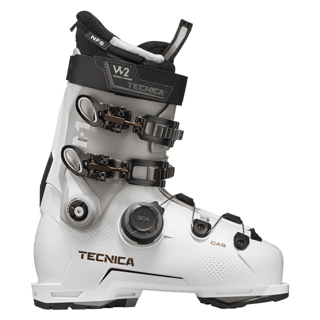 Tecnica Women's Mach BOA MV 95 Ski Boot 2026 Cold White - Comor - Go Play Outside