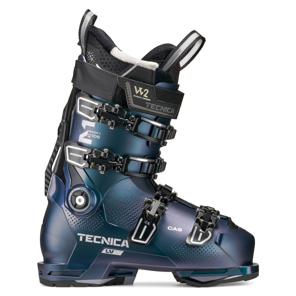 Tecnica Women's Mach1 LV 105 Ski Boot 2026 Iridescent Green - Comor - Go Play Outside