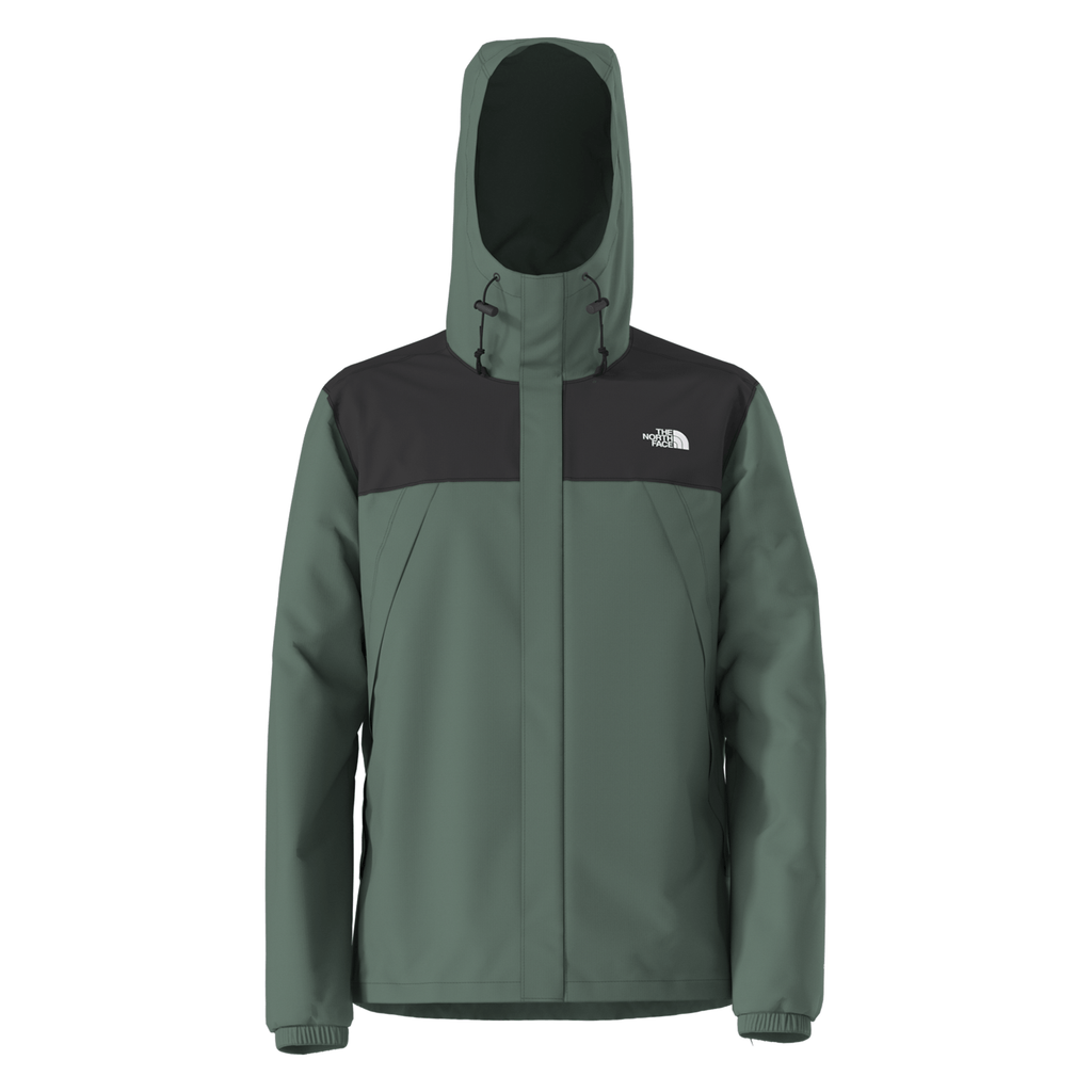 The North Face Men's Antora Rain Jacket Duck Green/TNF Black - Comor - Go Play Outside
