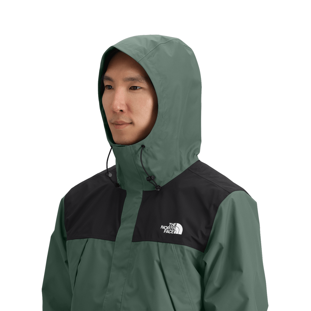 The North Face Men's Antora Rain Jacket Duck Green/TNF Black - Comor - Go Play Outside