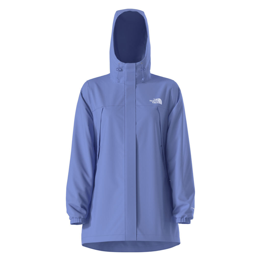 The North Face Women's Antora Rain Parka Jacket Virtual Blue - Comor - Go Play Outside