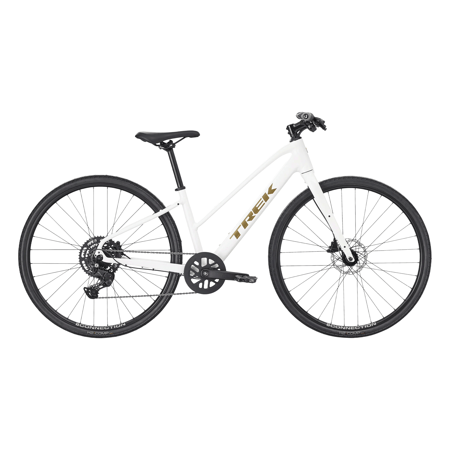 Trek FX 2 Midstep Gen 4 Bike 2026 Crystal White - Comor - Go Play Trek FX 2 Midstep Gen 4 Bike 2026 Crystal White - Comor - Go Play