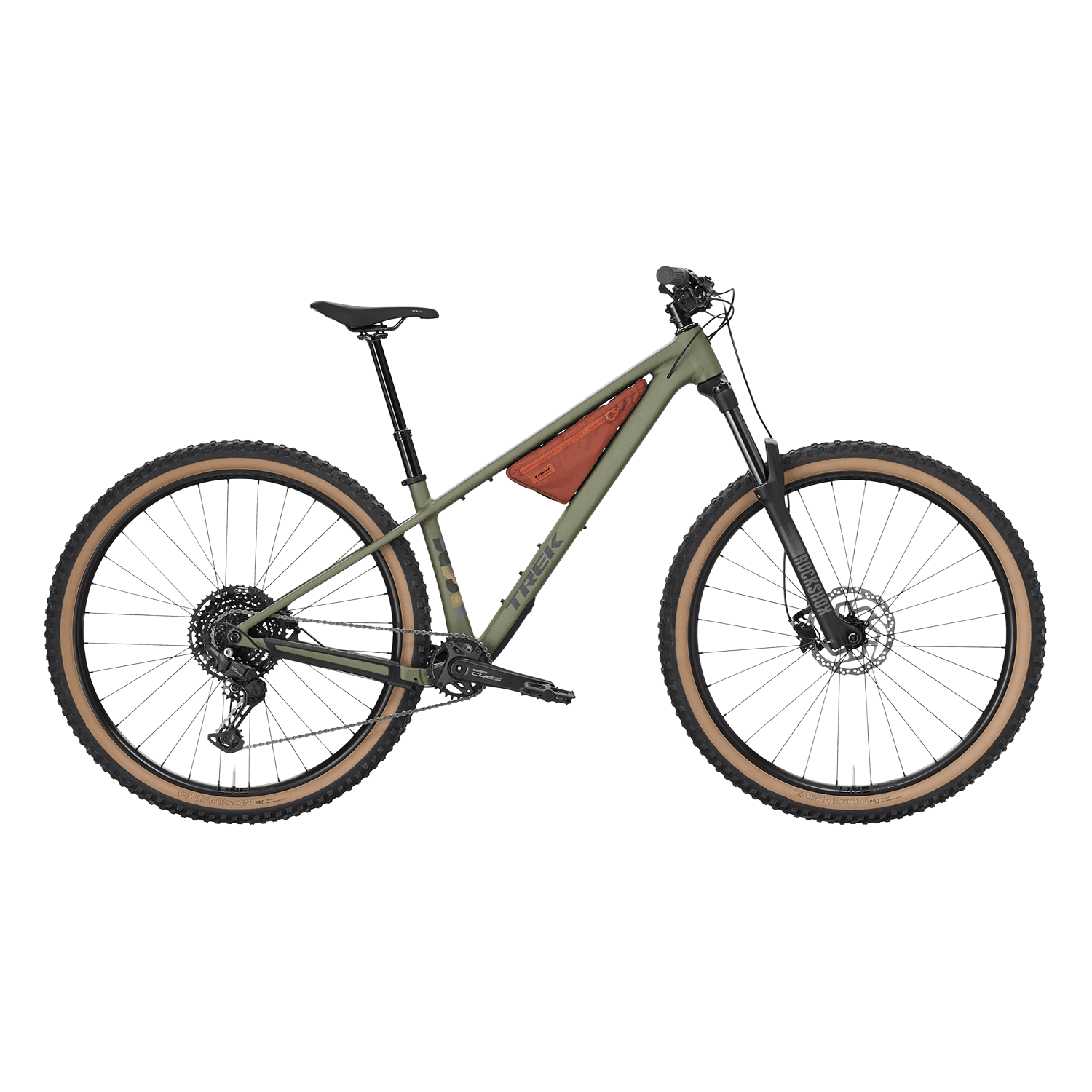 Trek Roscoe 7 Gen 4 Bike 2026 Matte Olive Grey - Comor - Go Play