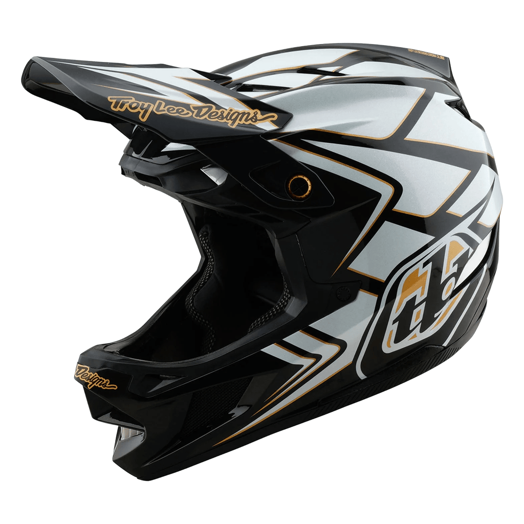 Troy Lee Designs D4 Composite MIPS Helmet Ghostwing White - Comor - Go Play Outside