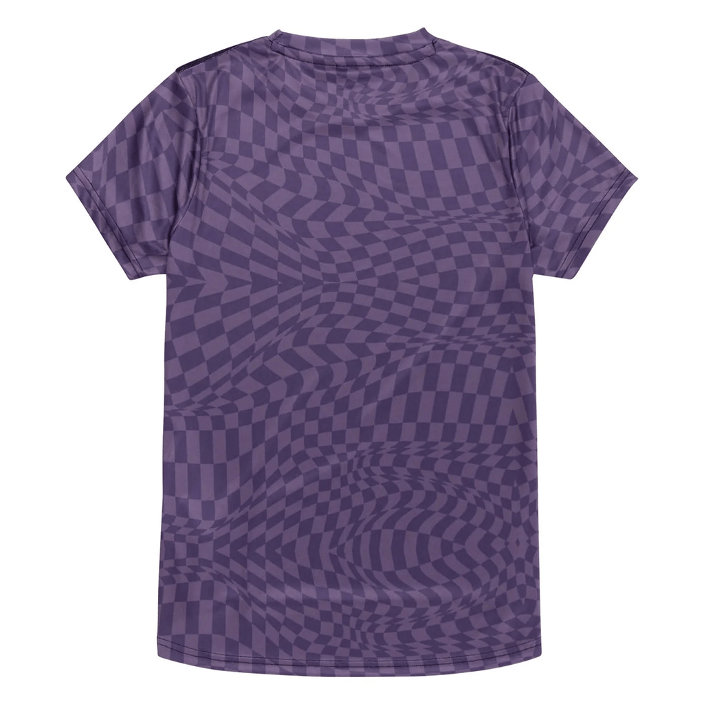 Troy Lee Designs Women's Lilium SS Jersey Twisted Checkers Purple - Comor - Go Play Outside