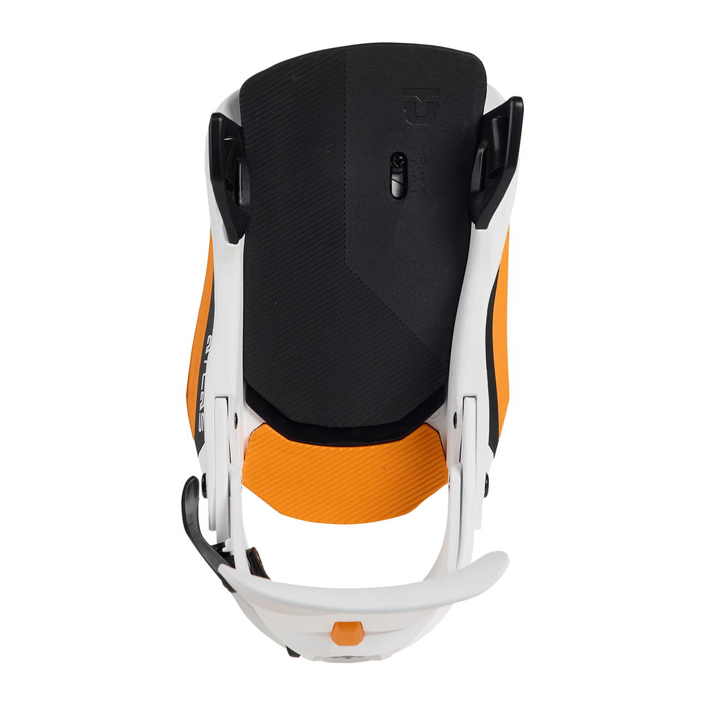 Union Men's Atlas Step On Snowboard Bindings 2026 White/Orange - Comor - Go Play Outside