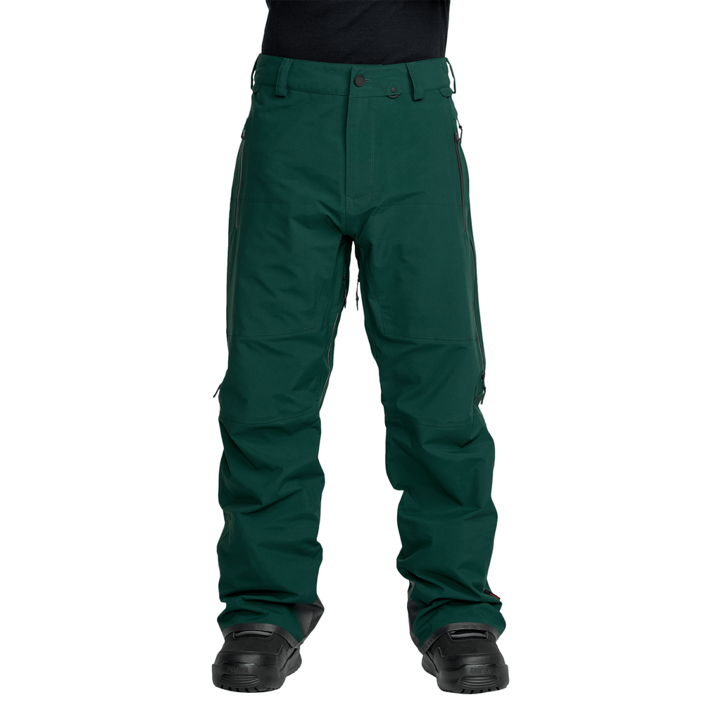 Volcom Men's Guide Gore - tex Pro Shell Pant 2026 Black Green - Comor - Go Play Outside