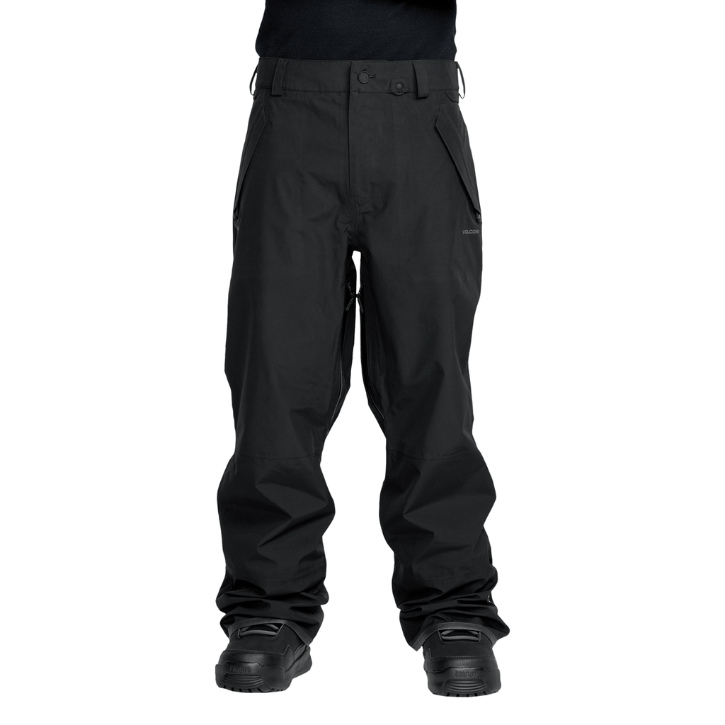 Volcom Men's Tester 3L Gore - tex Pant 2026 Black - Comor - Go Play Outside