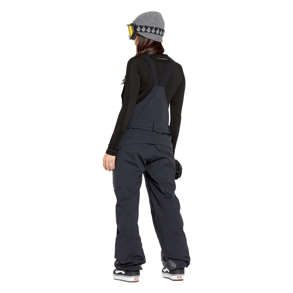Volcom Women's VS 3L Stretch Gore - tex Bib Overall 2025 Black - Comor - Go Play Outside