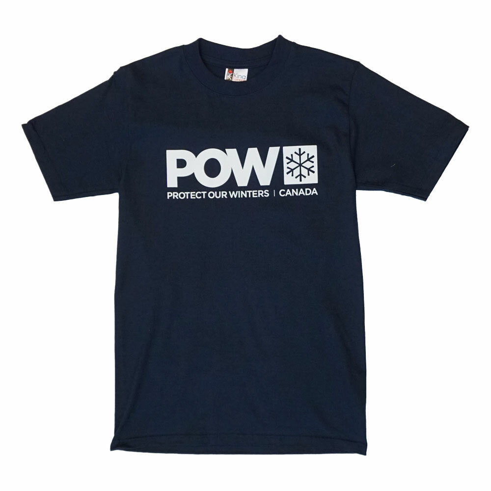POW Classic Logo T-Shirt - Navy - Comor - Go Play Outside