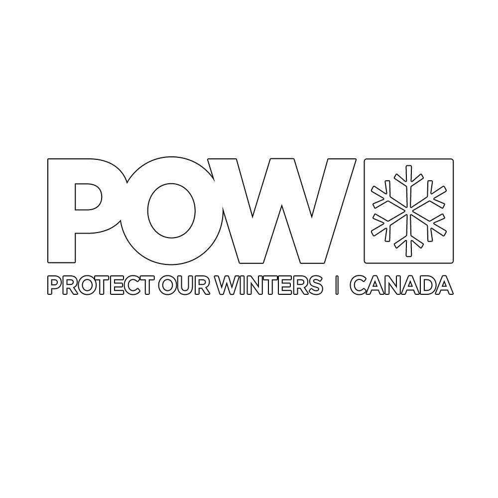 POW Classic Logo 6" Die Cut Sticker - White - Comor - Go Play Outside