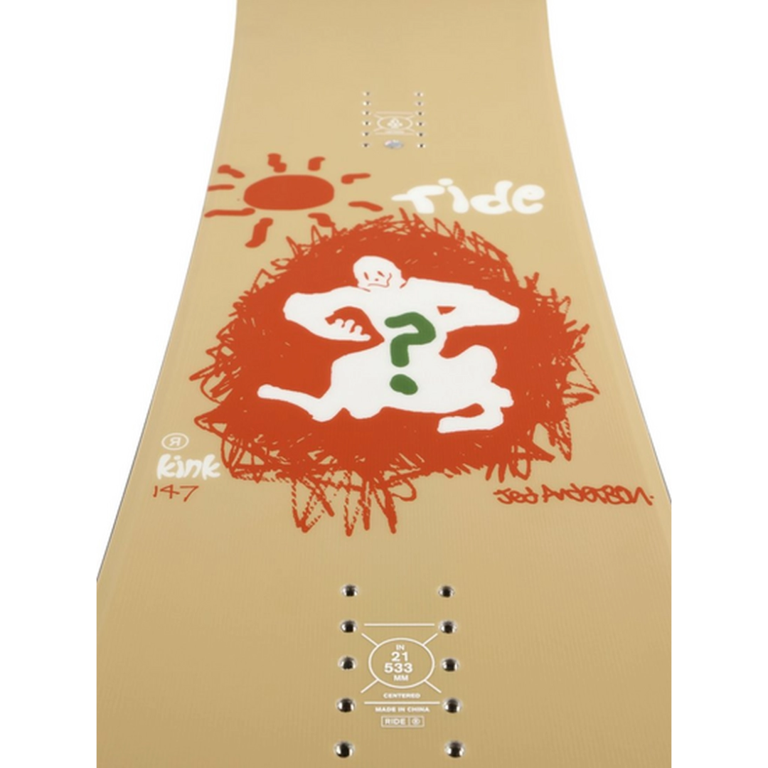 jed anderson ride snowboards Kink Snowboard 2026 The Kink is a street machine Ride Kink Snowboard 2026