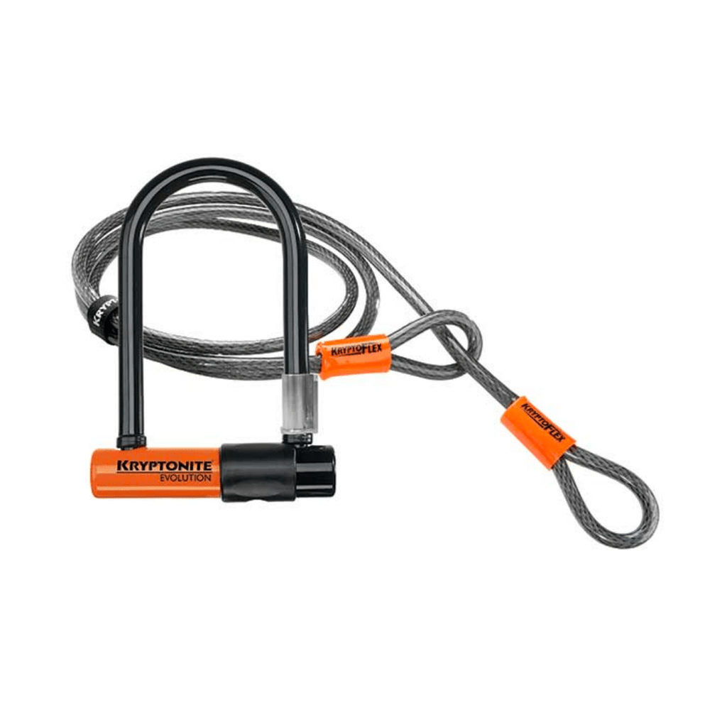 Kryptonite Evolution Mini - 7 w/ 4' Flex Cable - Comor - Go Play Outside