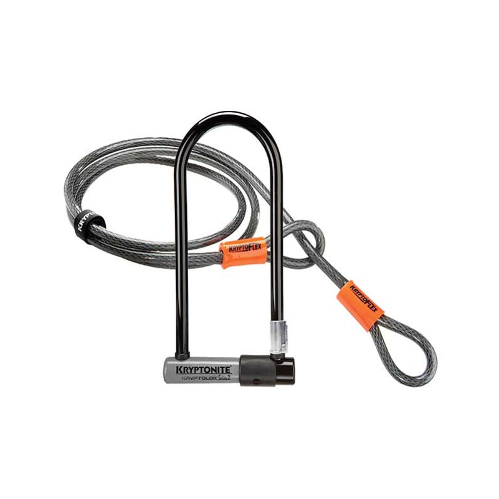 Kryptonite Kryptolock STD w/ 4' Flex Cable - Comor - Go Play Outside