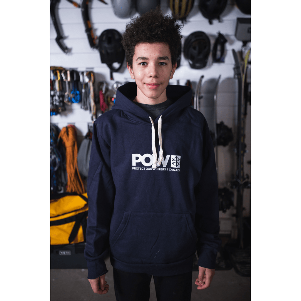POW Canada Logo Hoodie Navy - Comor - Go Play Outside
