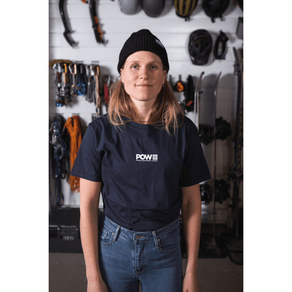POW Canada Logo T-Shirt Navy - Comor - Go Play Outside