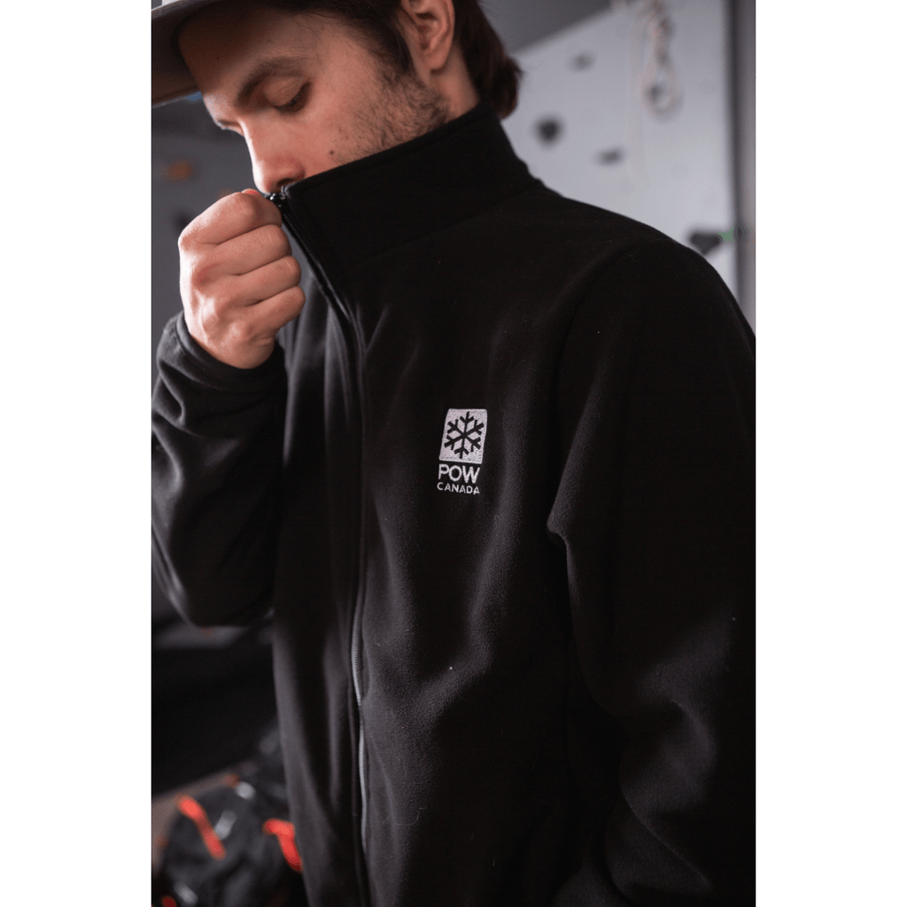 POW Canada Snowflake Fleece Black - Comor - Go Play Outside
