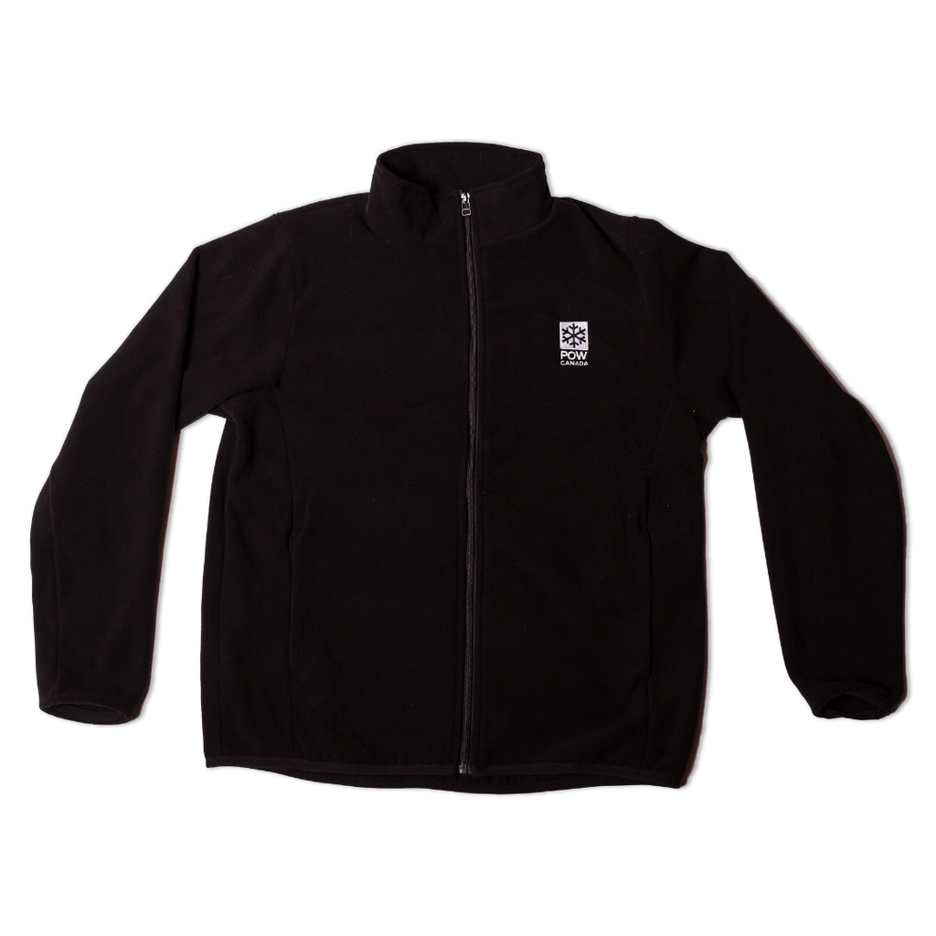 POW Canada Snowflake Fleece Black - Comor - Go Play Outside