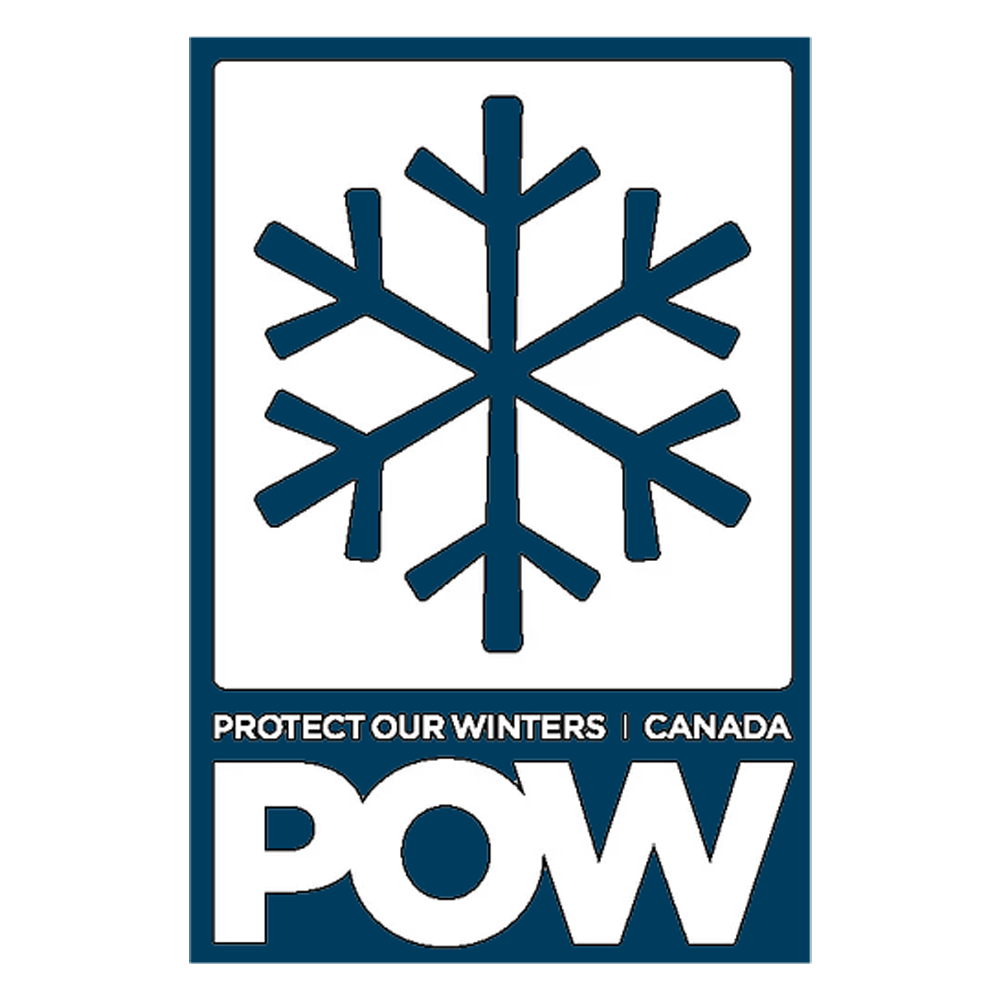 POW Stacked Logo Sticker 3.5" - White - Comor - Go Play Outside