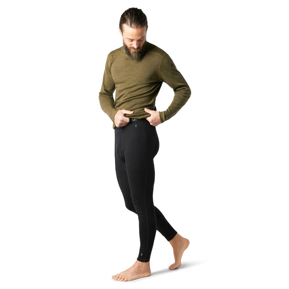 Smartwool Men's Classic Thermal 250g Merino Baselayer Crew Bottom Black - Comor - Go Play Outside
