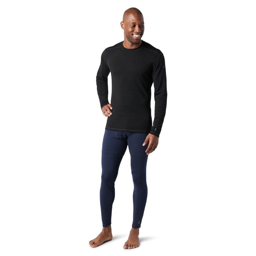 Smartwool Men's Classic Thermal 250g Merino Baselayer Crew Top Black - Comor - Go Play Outside